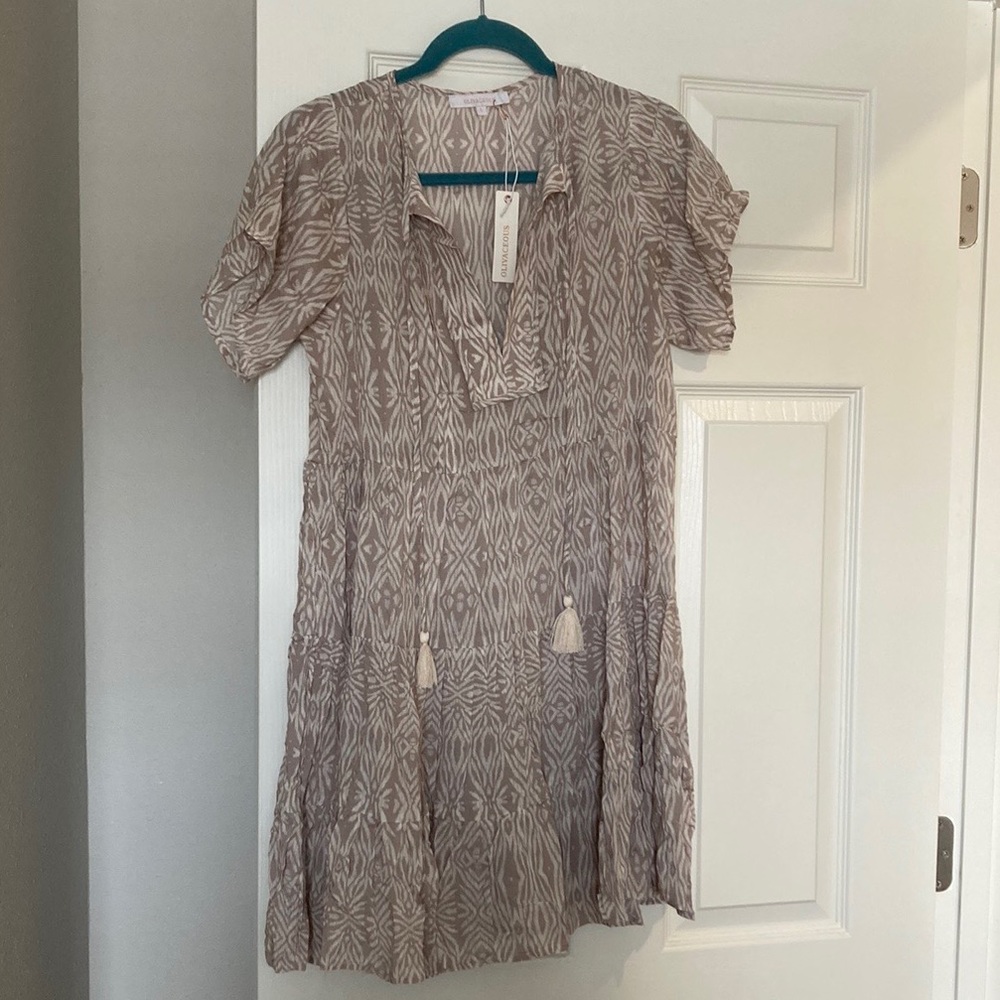 NWT - Boho dress with tassels. Lightweight perfect for any occasion.